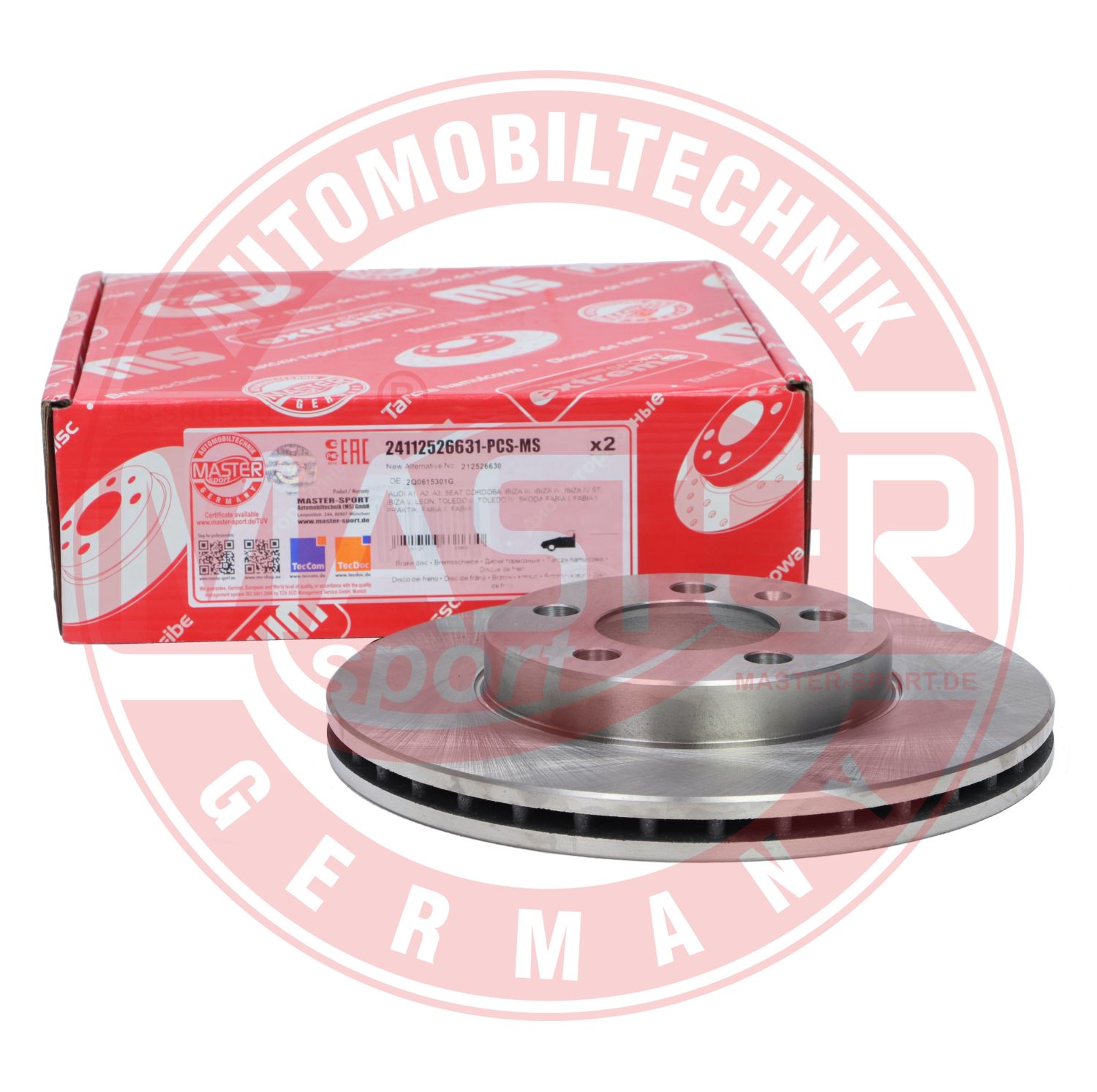 Disc frana MASTERSPORT GERMANY 24112526631-PCS-MS